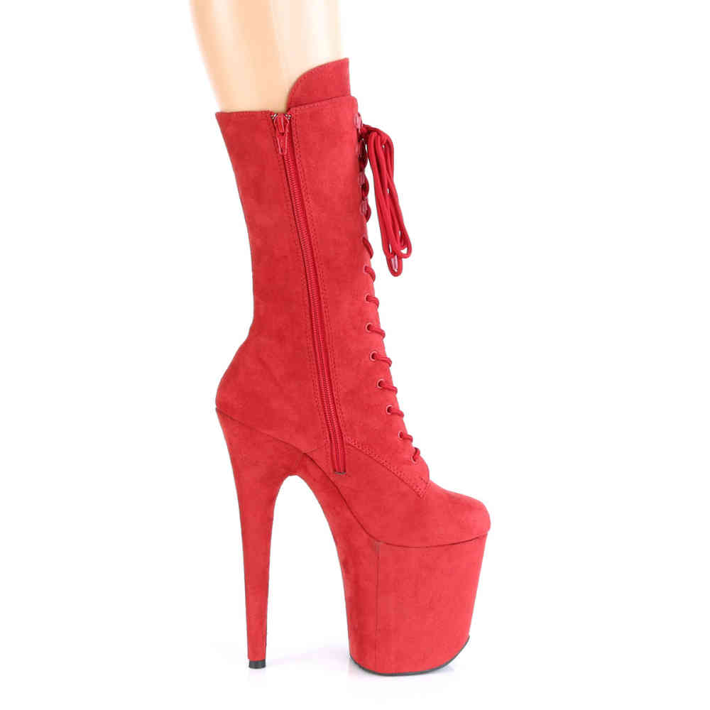 Pleaser - FLAMINGO1050FS Bottes de plateforme, Pole dance chaussures - Chaussures de pole dance - Rouge Product image